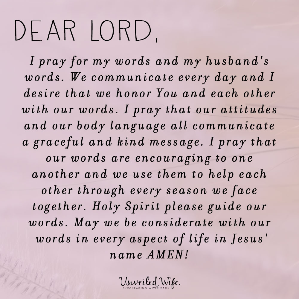 Prayer: Our Words