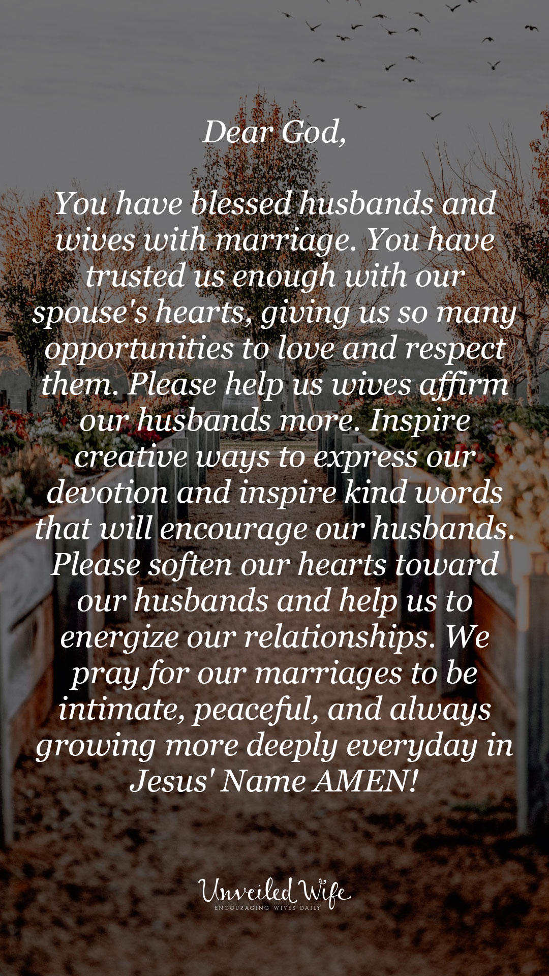 Prayer: Affirming Our Husbands