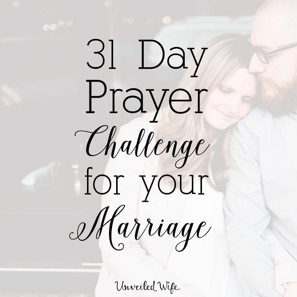 31 Day Prayer Challenge For Marriage