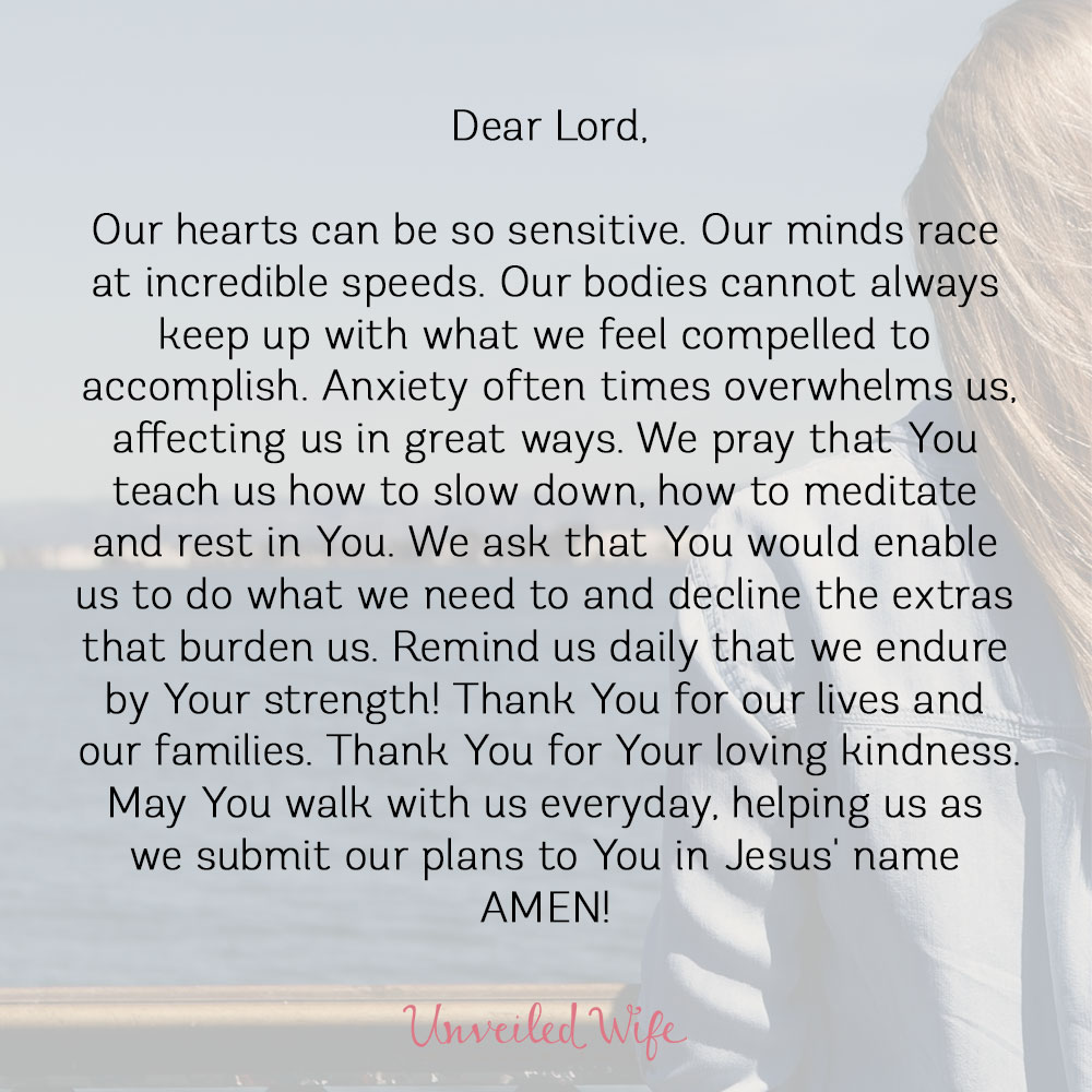 Prayer: When Anxiety Strikes