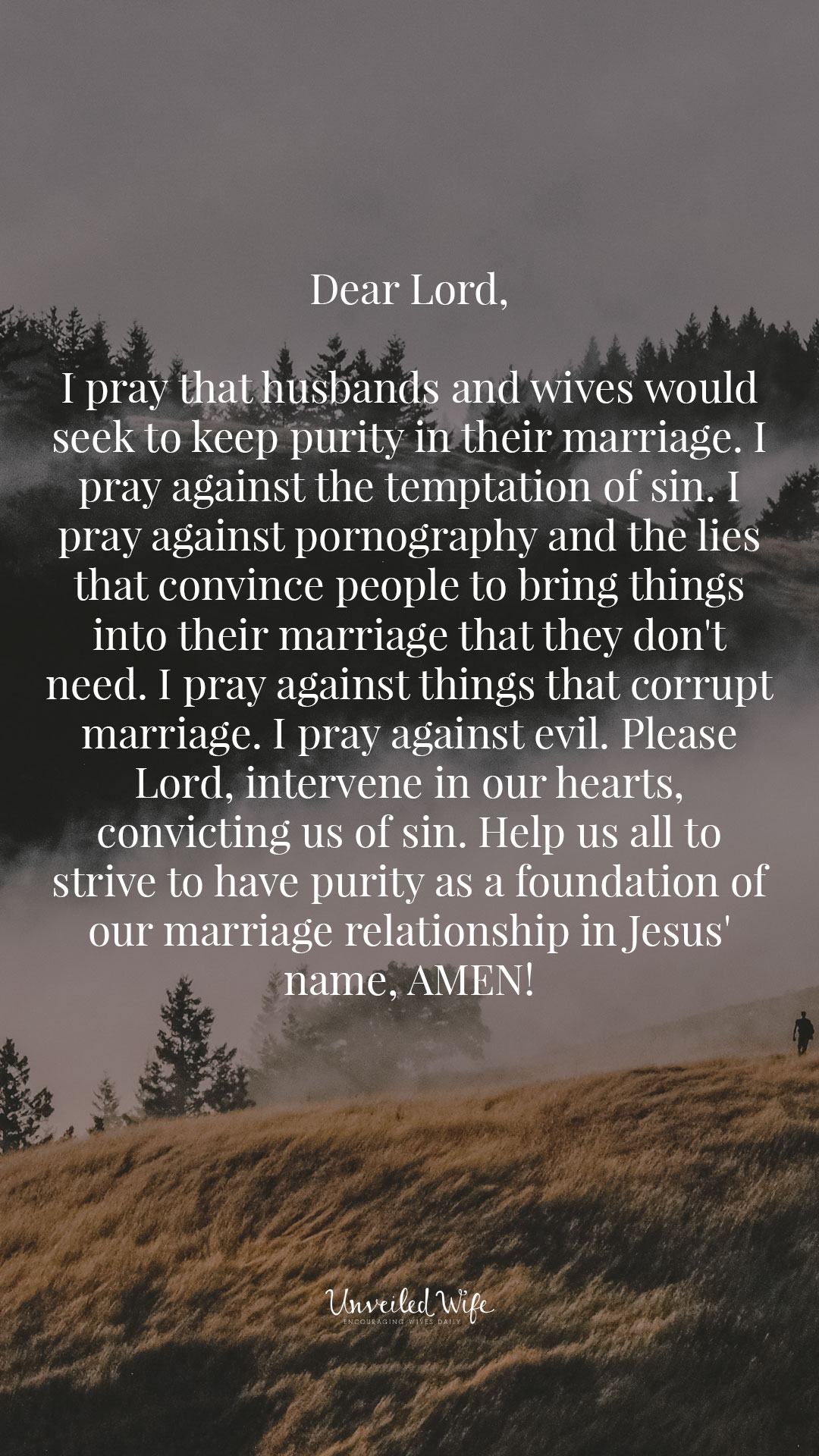 Prayer: Purity In Marriage