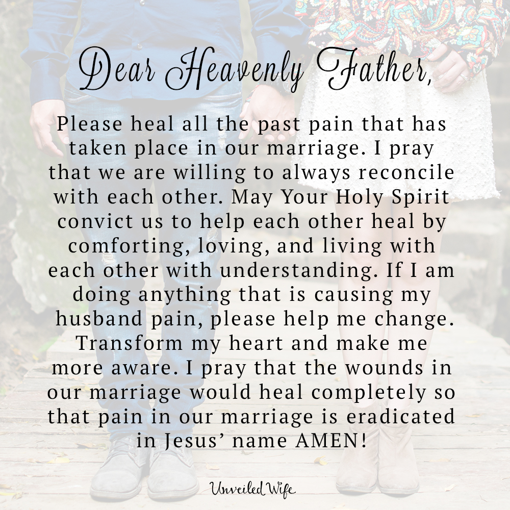 unveiled wife prayer for my husband