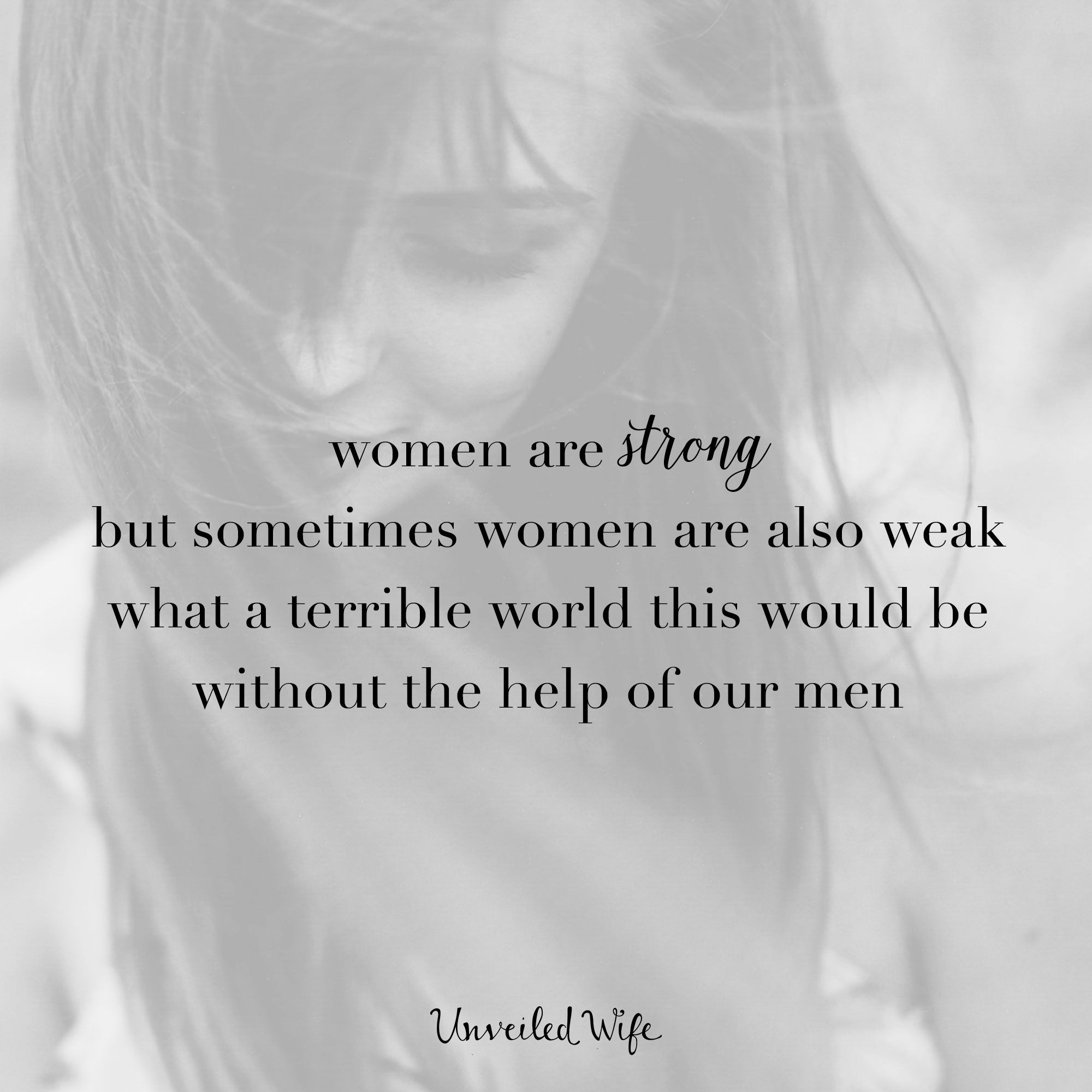 women-are-weak