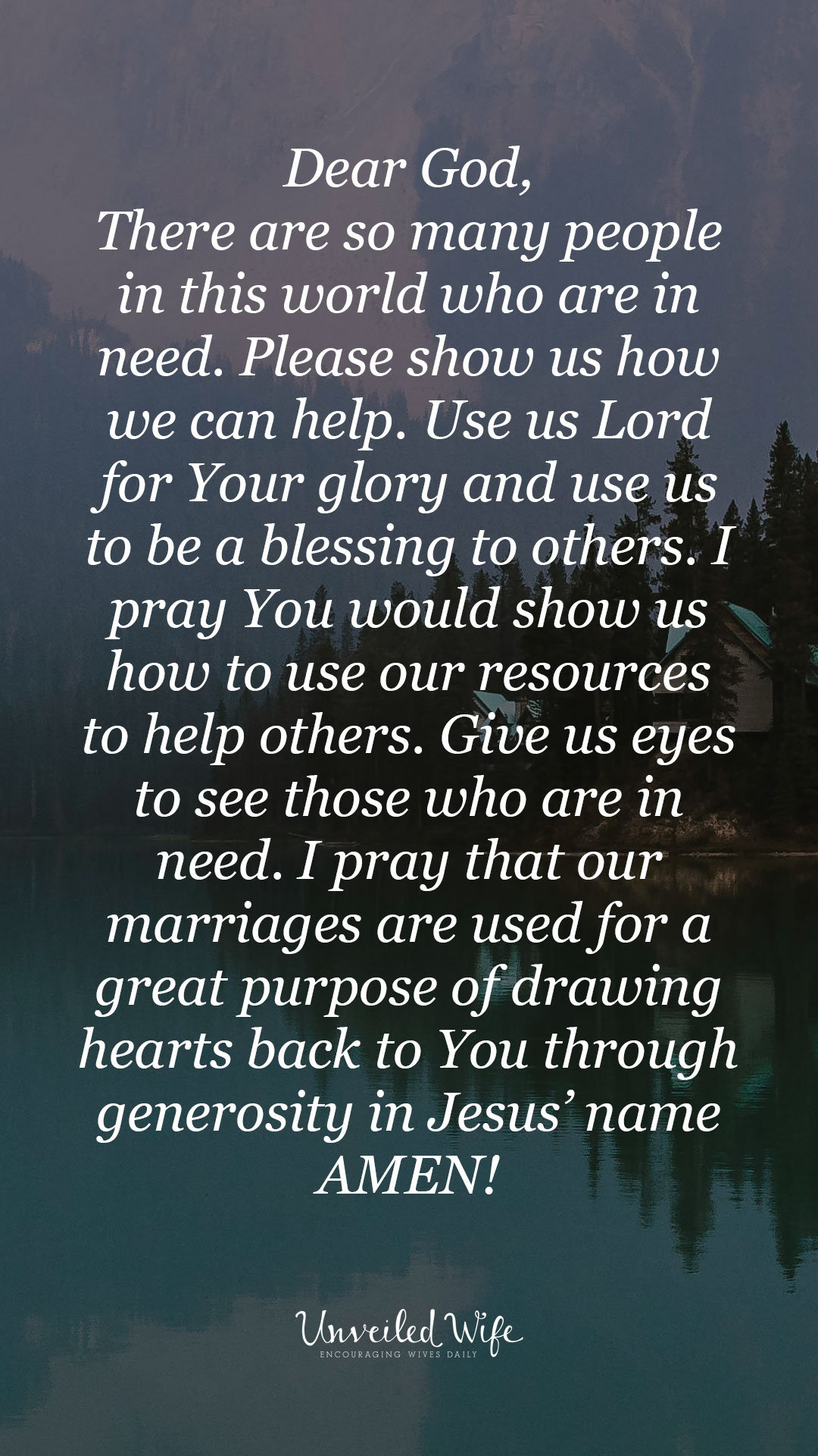 Prayer: Helping Others
