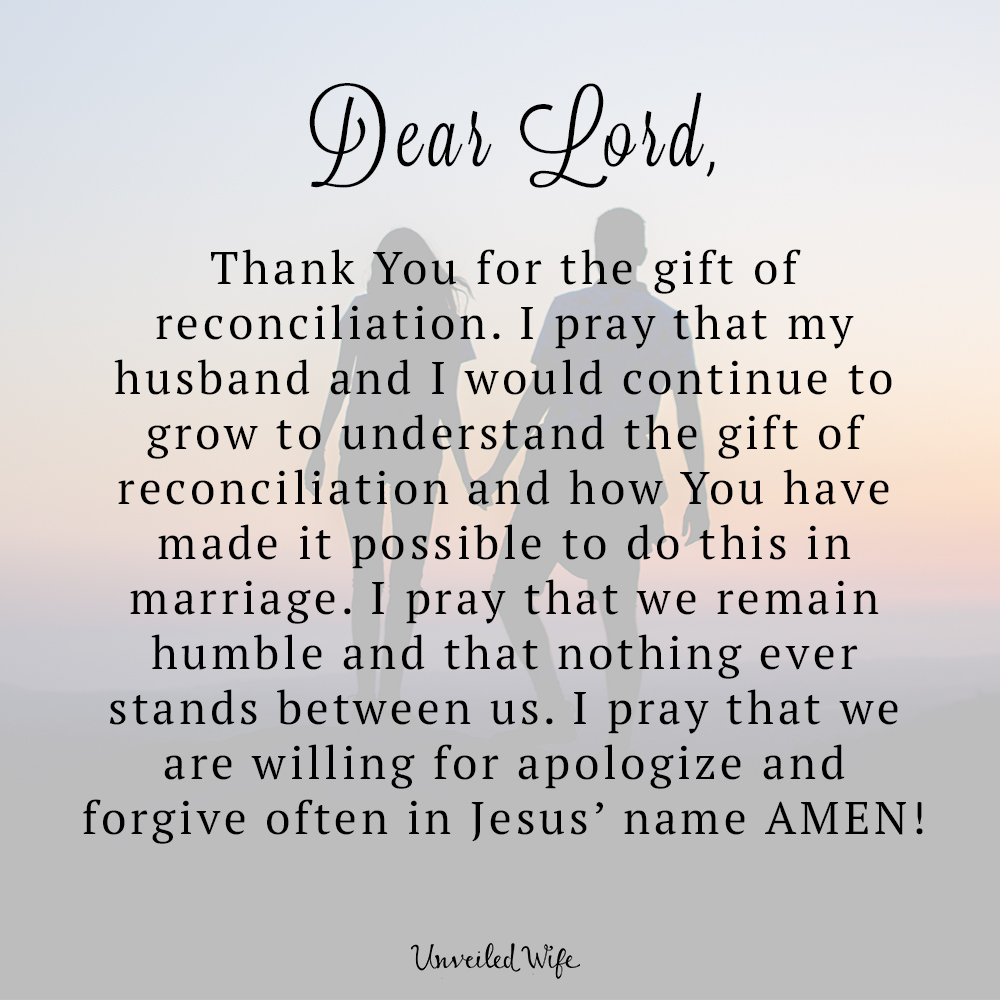Prayer: Reconciliation