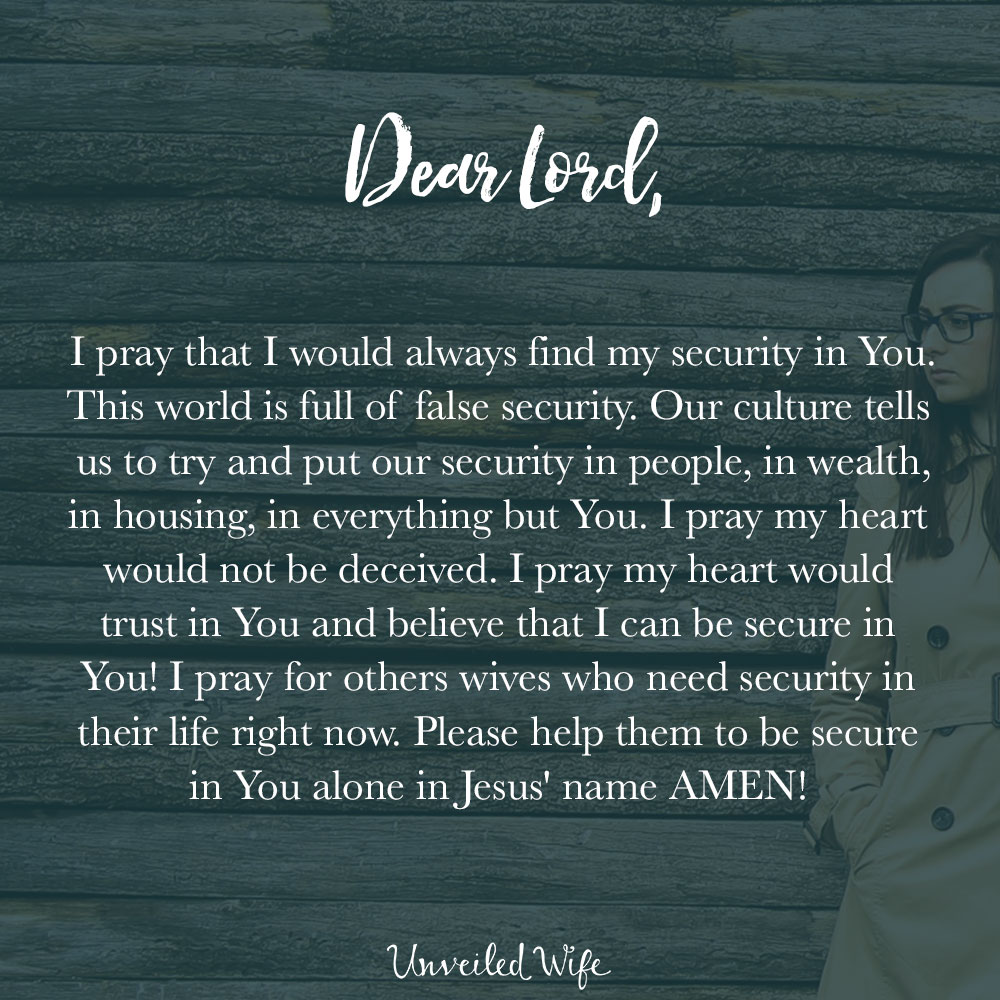 Prayer: Security In God