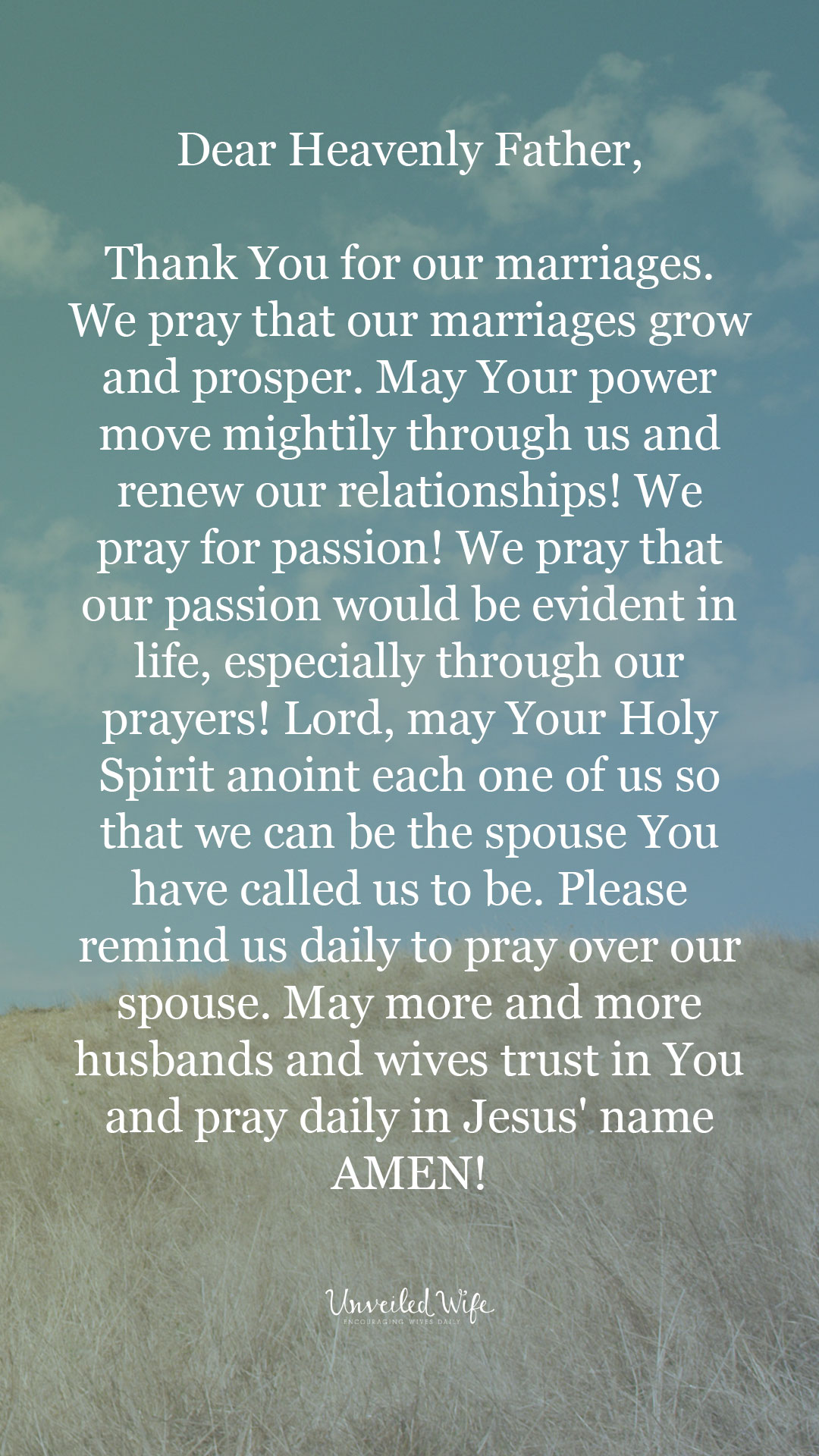 Prayer: Revive Prayer In Marriage