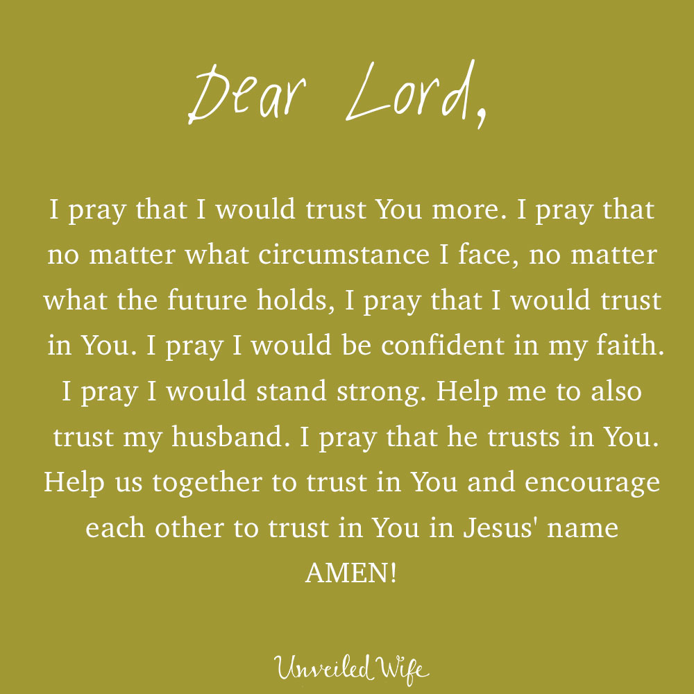 Prayer Trusting God
