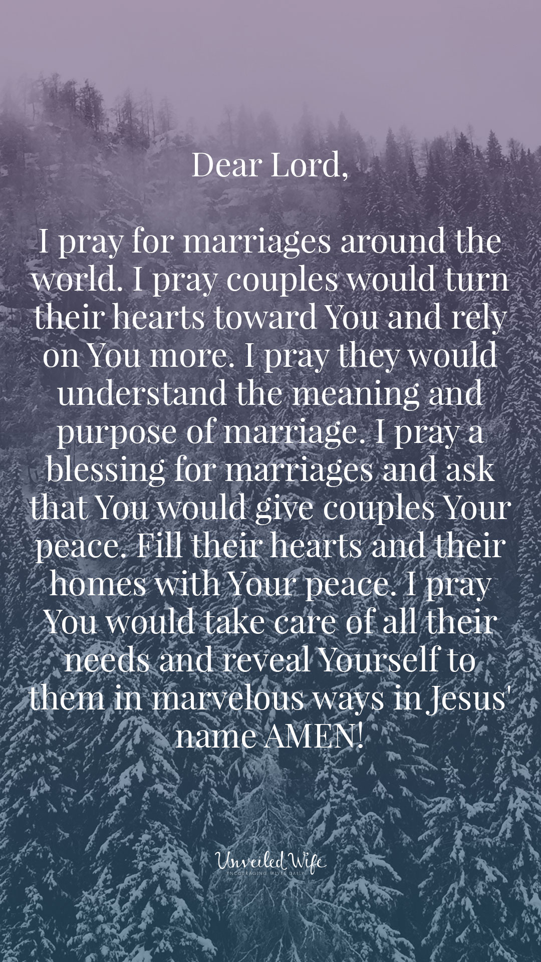 Prayer: A Blessing For Marriages