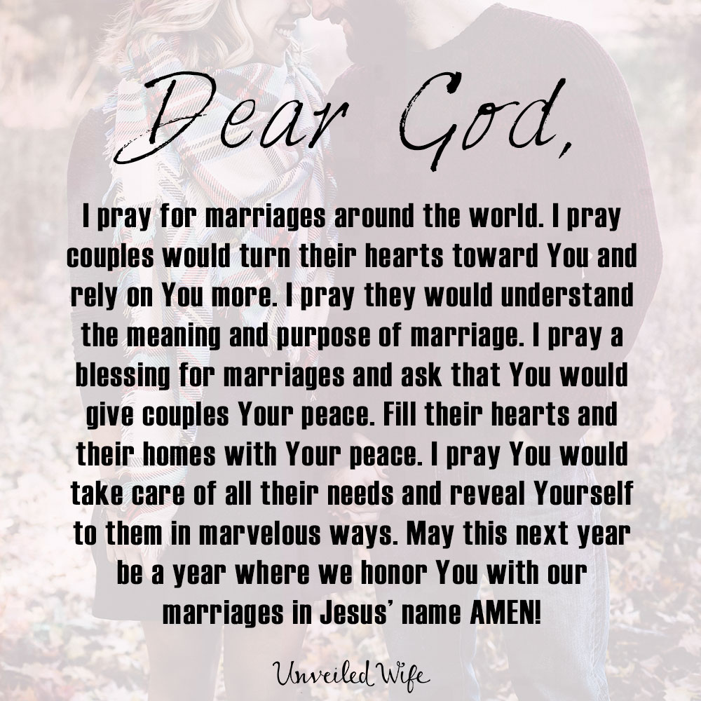 Prayer: A Blessing For Marriages