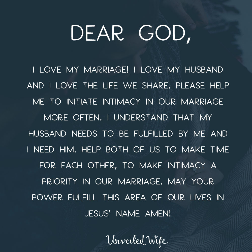 Prayer: Initiating Intimacy In Marriage
