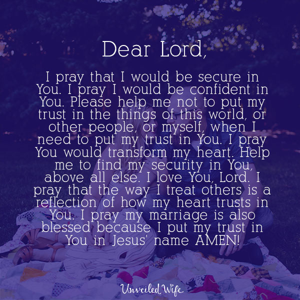Prayer: Security In You