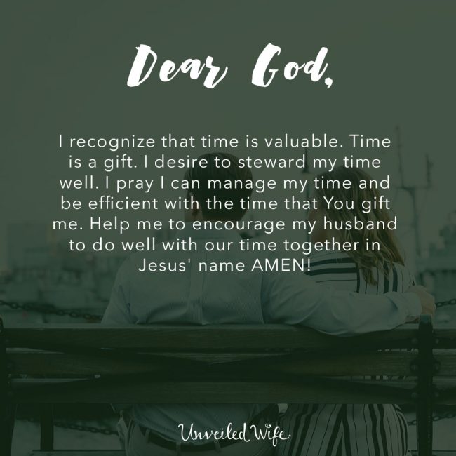 unveiled wife daily prayer