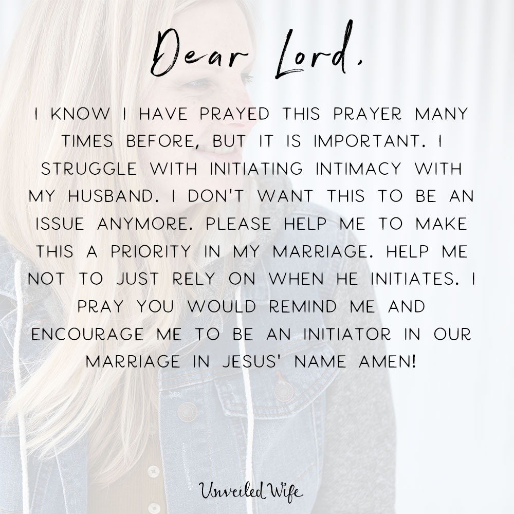 Prayer: Initiating Intimacy