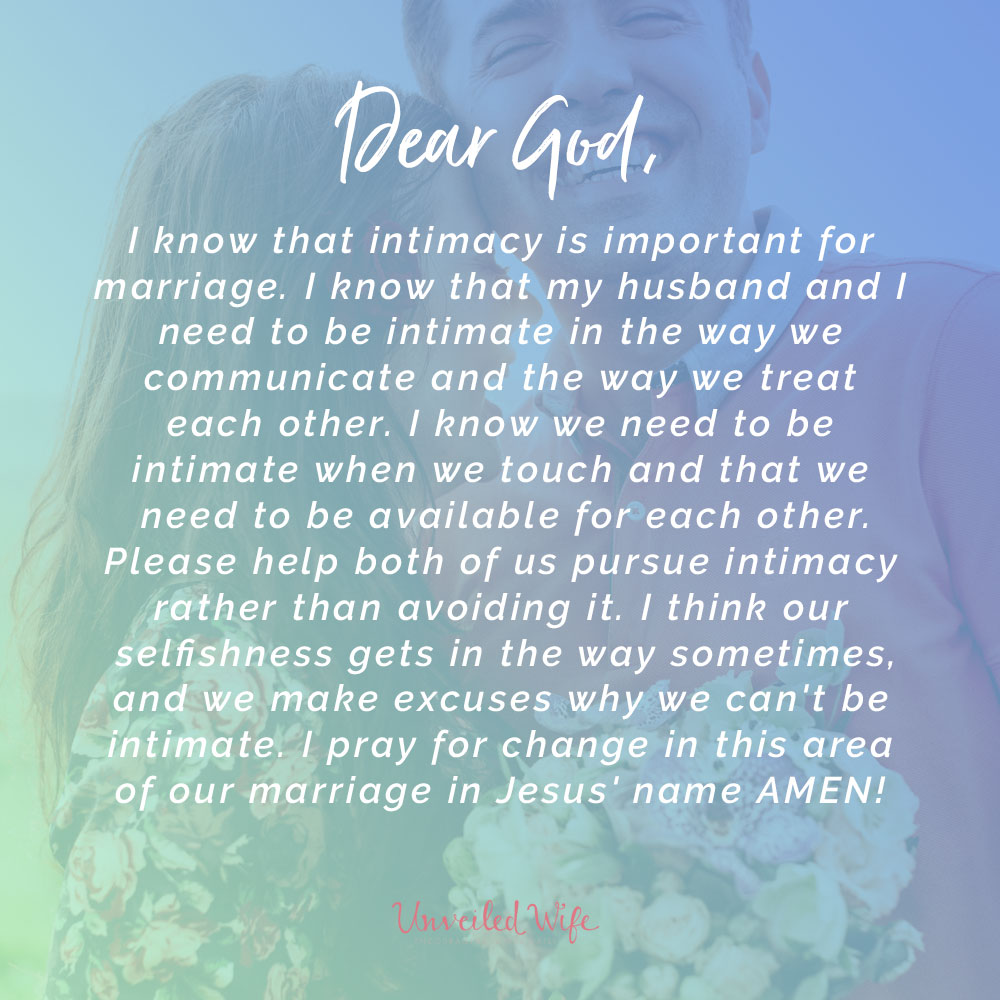 Prayer: Avoiding Intimacy
