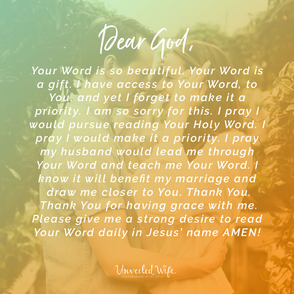 Prayer: Pursuing Your Word
