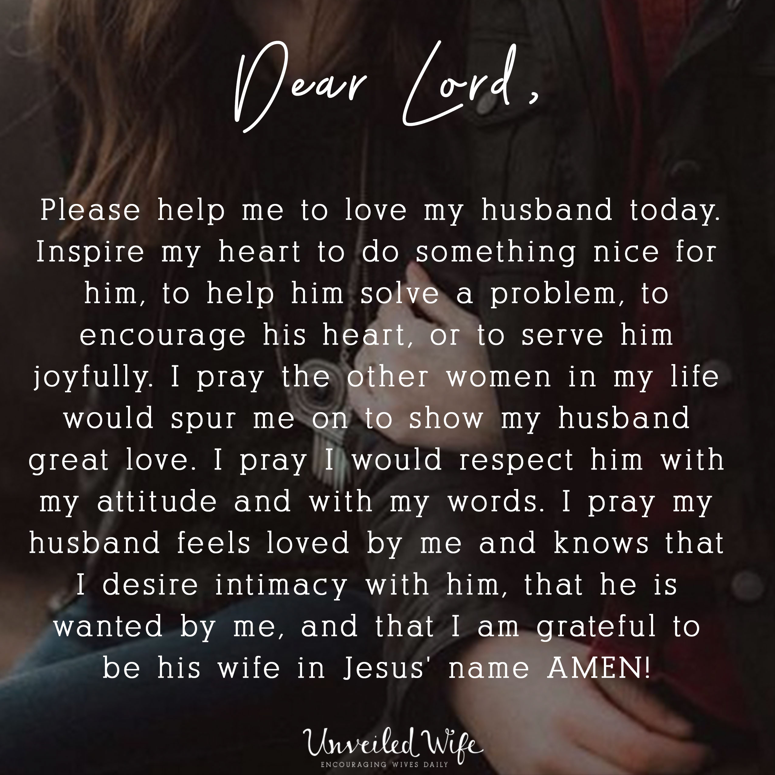 Prayer: Love For My Husband