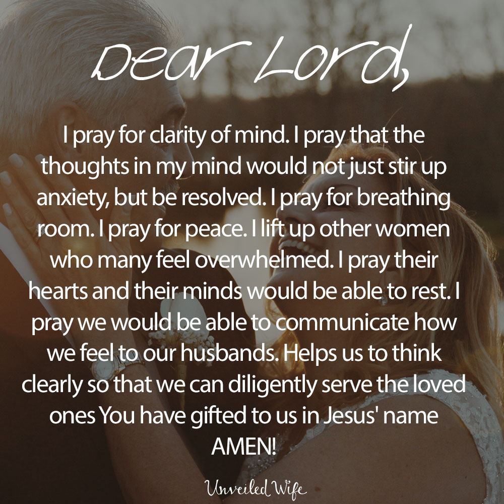 Prayer: Clarity Of Mind