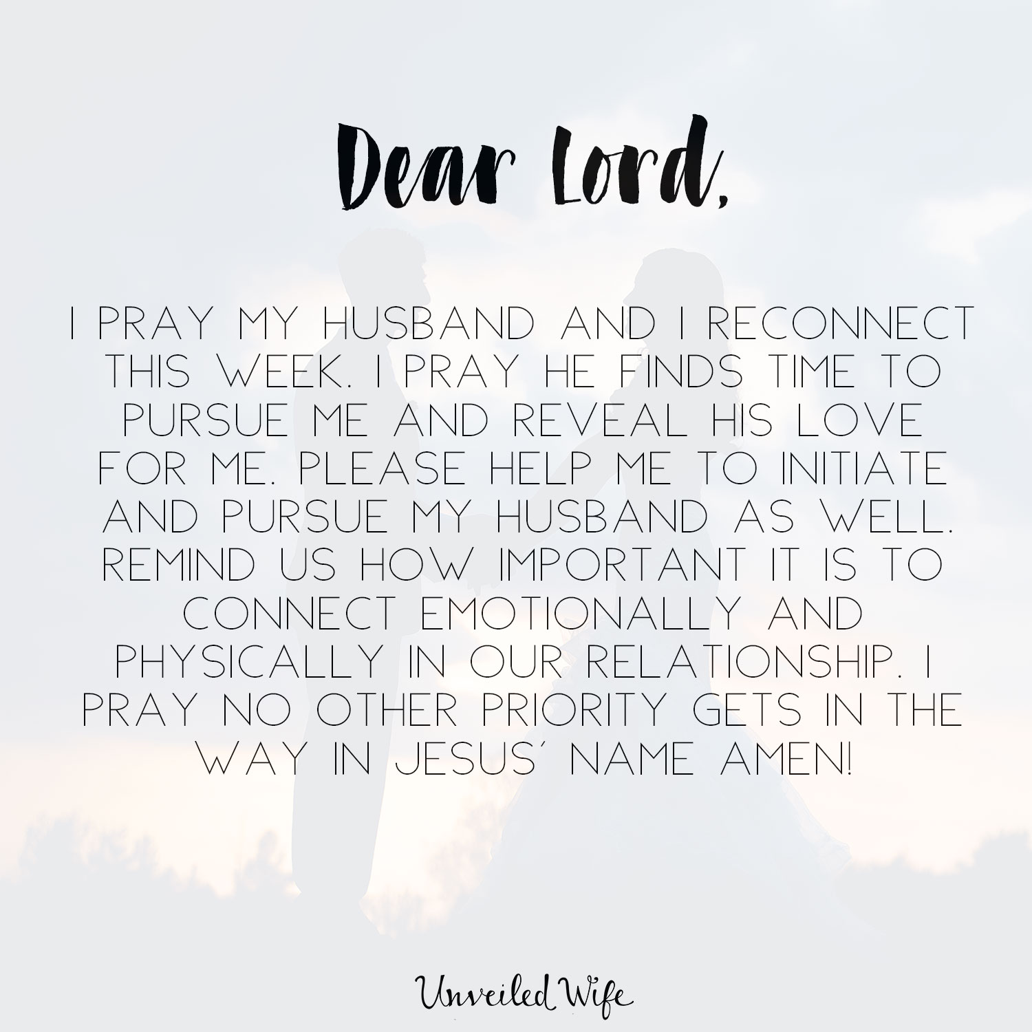 Prayer: Reconnecting With My Husband
