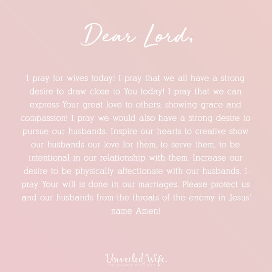 Prayer: A Wife’s Desire