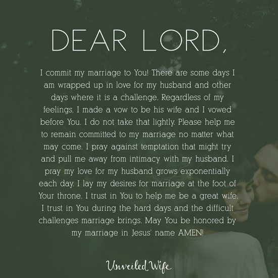 Prayer: Staying Committed In Marriage