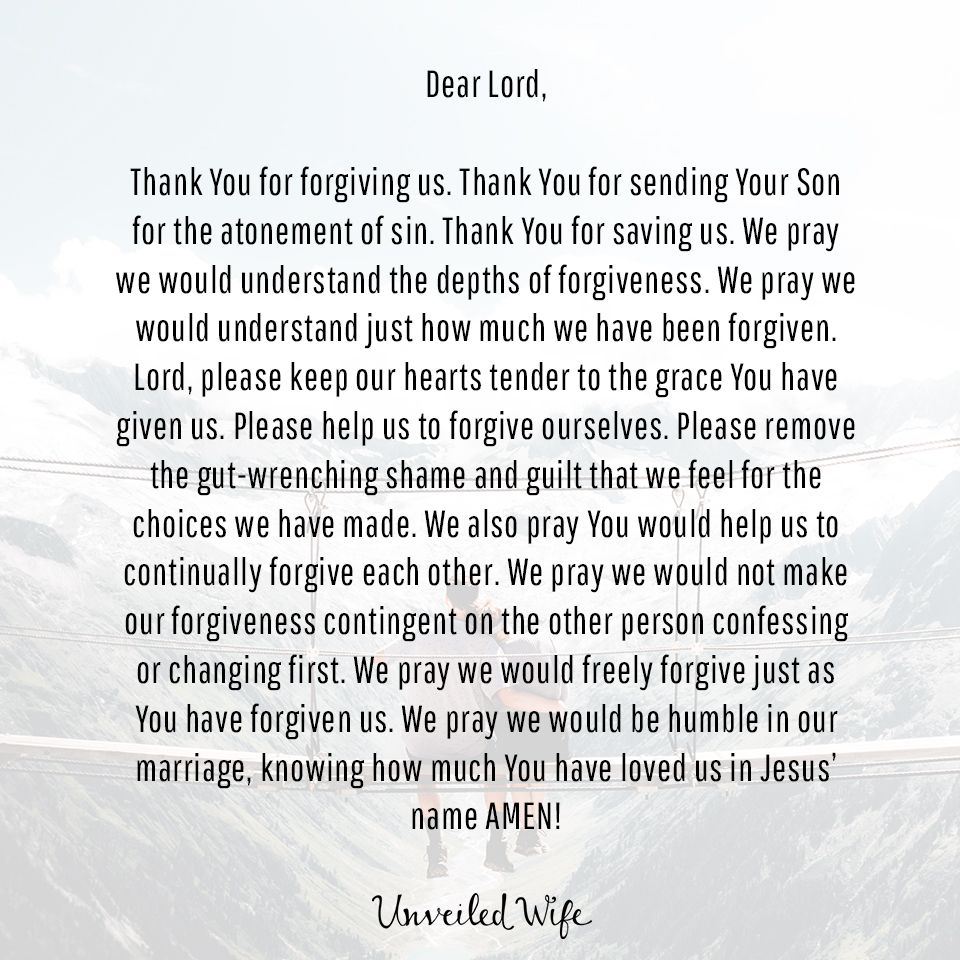 Prayer: Forgiveness