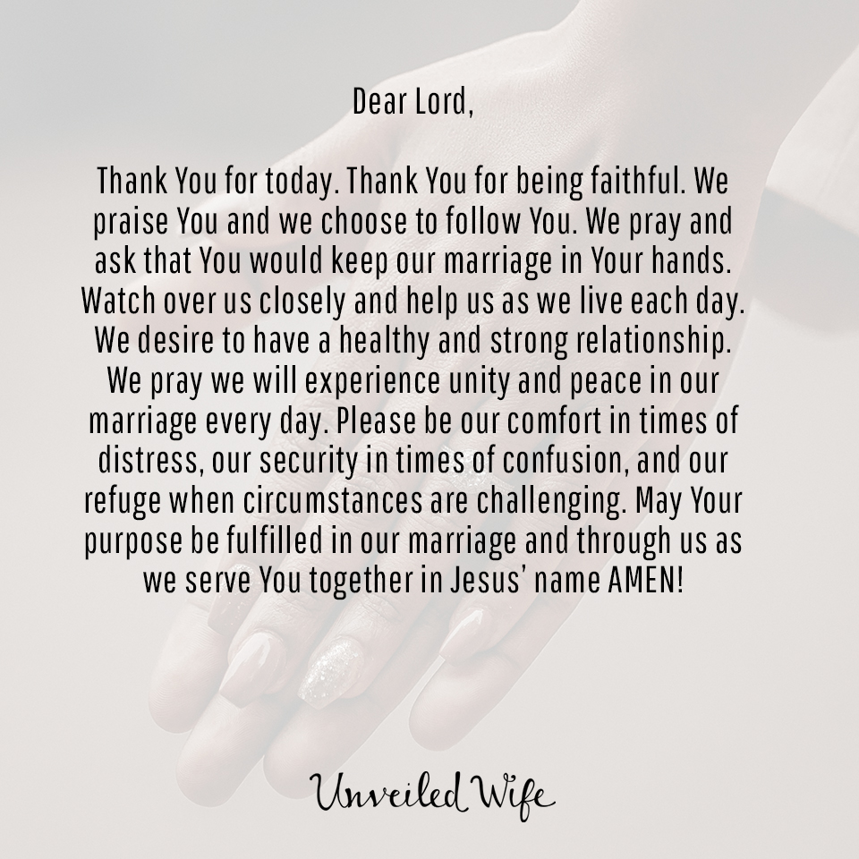 Prayer: Keep Our Marriage In Your Hands
