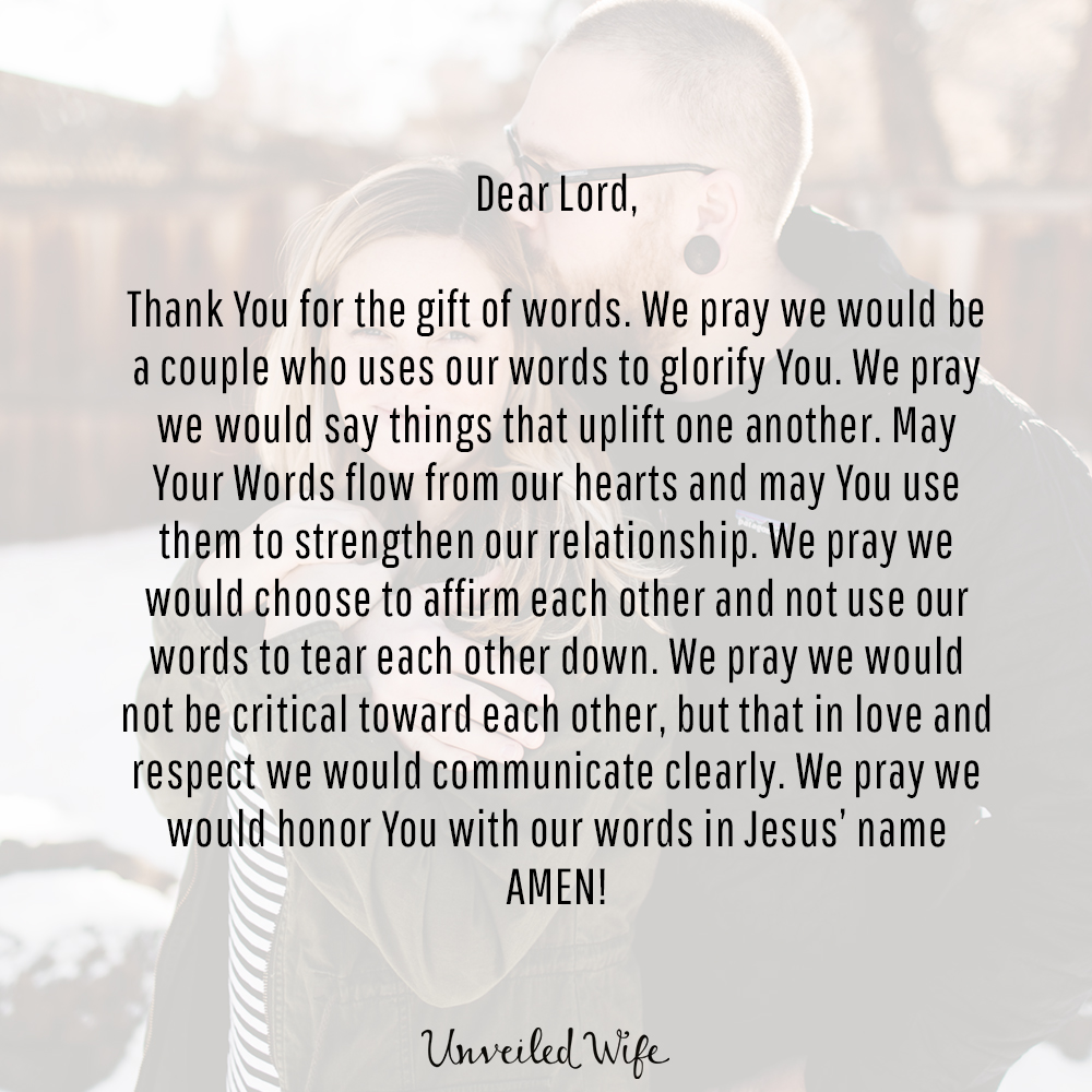 Prayer: Our Words Matter