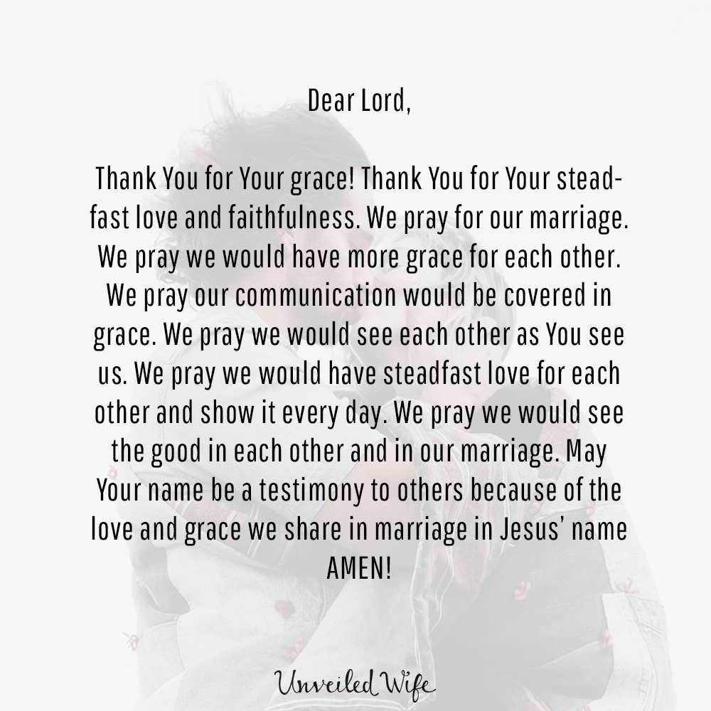 Prayer: Grace In Marriage
