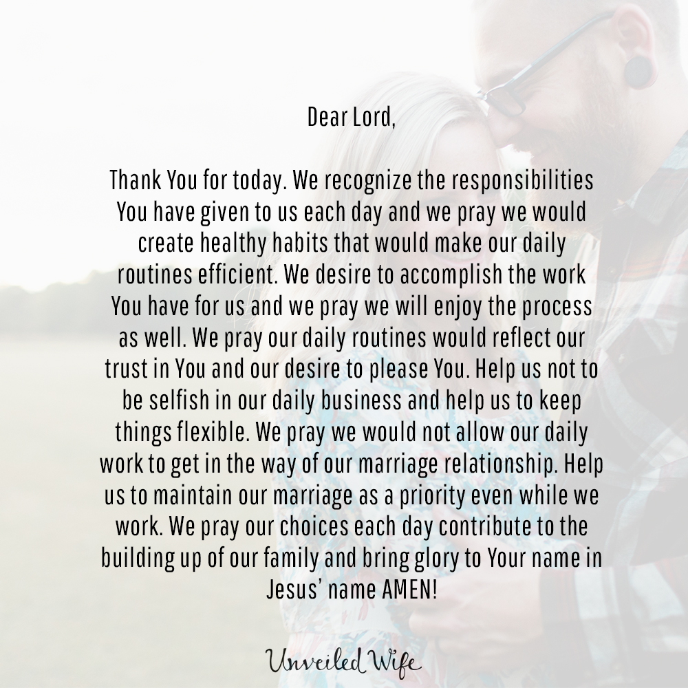 Prayer: Daily Routines