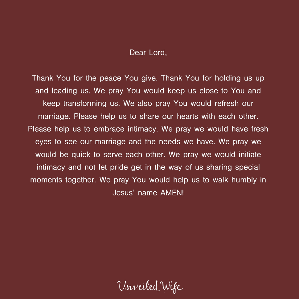Prayer: Refresh Our Marriage