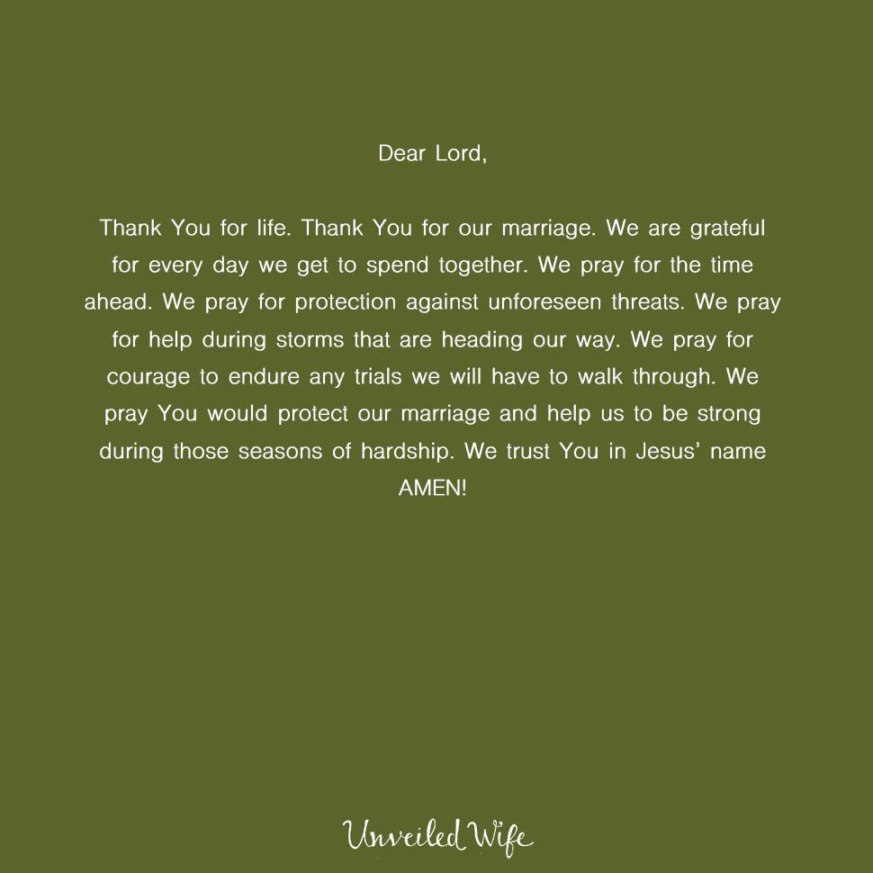 Prayer: Protection For Our Marriage