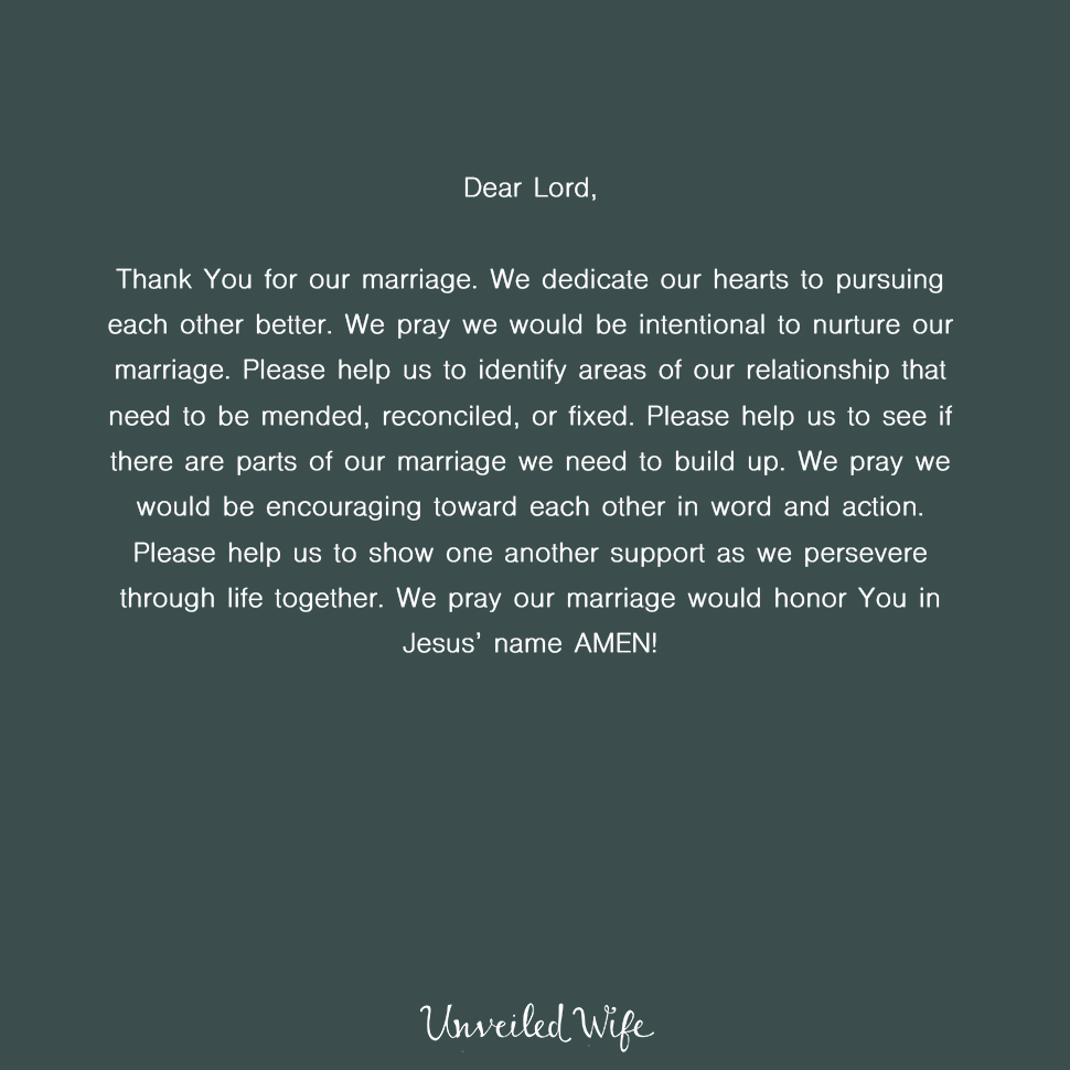 Prayer: Nurturing Our Marriage